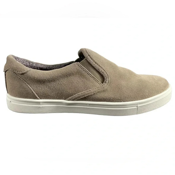 Roots  Suede Slip On Slide On Sneakers Like New Size 9.5 - Picture 1 of 7